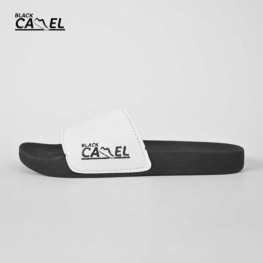 Black Camel Cobra Texture Slide White